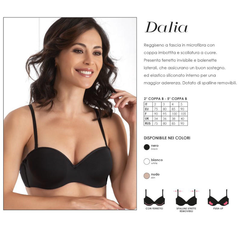 REGGISENO A FASCIA CON COPPA GRADUATA PIZZO COPPA B BuyBuy24 Abbilgiamento e Biancheria