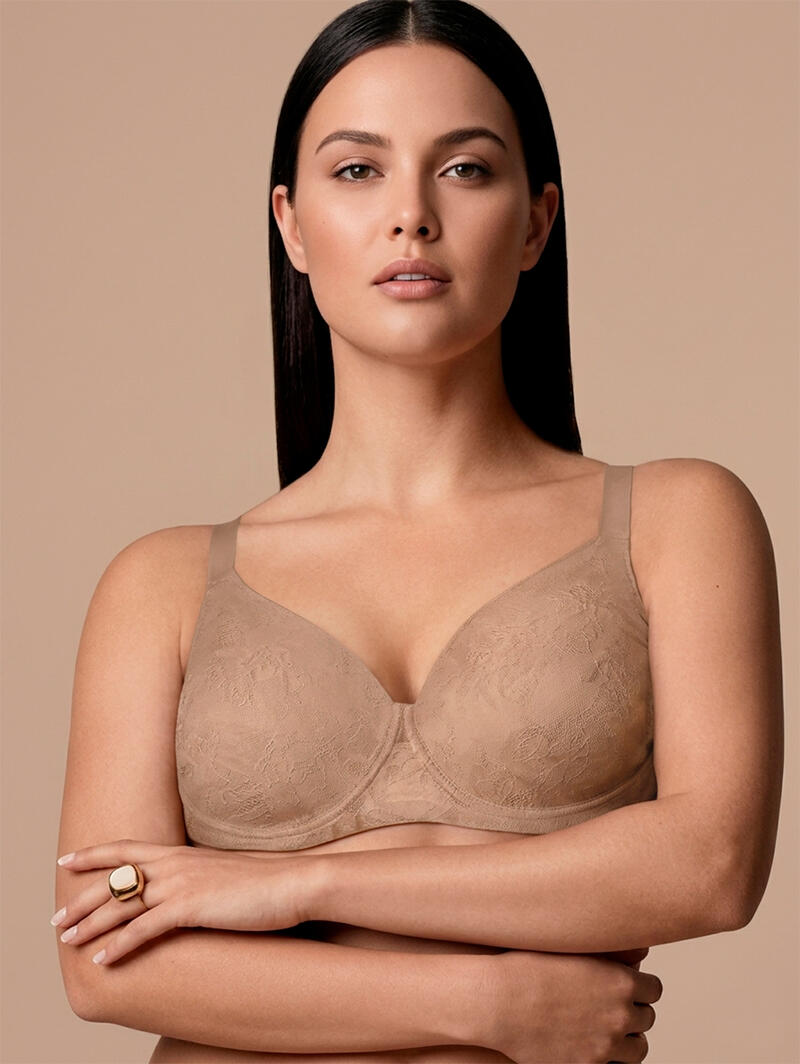 REGGISENO SFODERATO CON FERRETTO COPPA C PIZZO BuyBuy24 Abbilgiamento e Biancheria