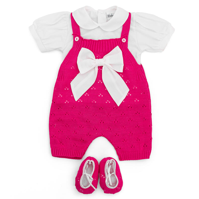 SALOPETTE CORTA NEONATA CON SCARPINA E MAGLIA M/M BuyBuy24 Abbilgiamento e Biancheria