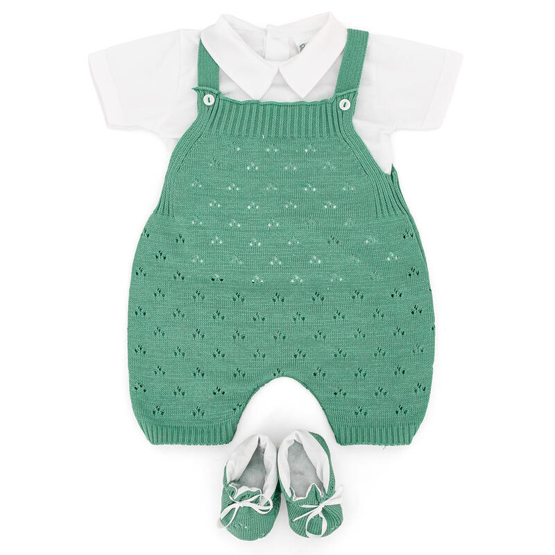 SALOPETTE CORTA NEONATO CON SCARPINA E MAGLIA M/M BuyBuy24 Abbilgiamento e Biancheria