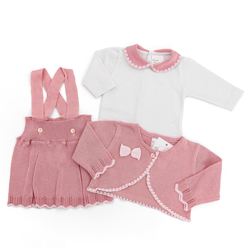 SALOPETTE GONNA 3 PEZZI CON BOLERINO ESTIVO BuyBuy24 Abbilgiamento e Biancheria