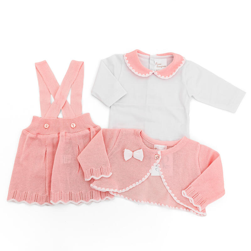 SALOPETTE GONNA 3 PEZZI CON BOLERINO ESTIVO BuyBuy24 Abbilgiamento e Biancheria