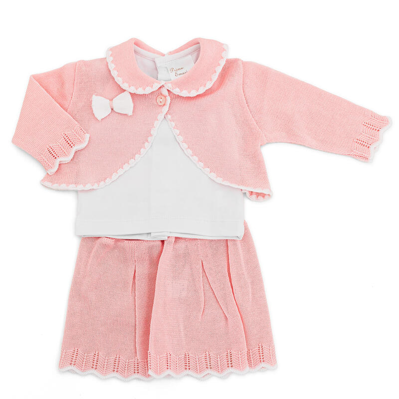 SALOPETTE GONNA 3 PEZZI CON BOLERINO ESTIVO BuyBuy24 Abbilgiamento e Biancheria