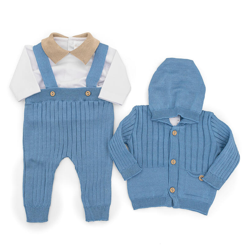 SALOPETTE PRIMA NASCITA ESTIVO 3 PEZZI BuyBuy24 Abbilgiamento e Biancheria