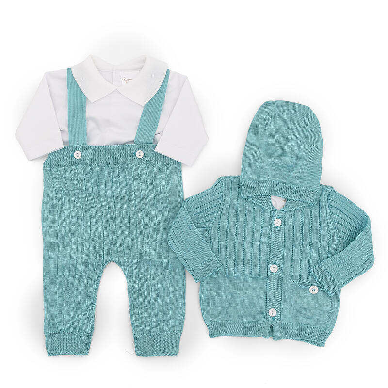 SALOPETTE PRIMA NASCITA ESTIVO 3 PEZZI BuyBuy24 Abbilgiamento e Biancheria