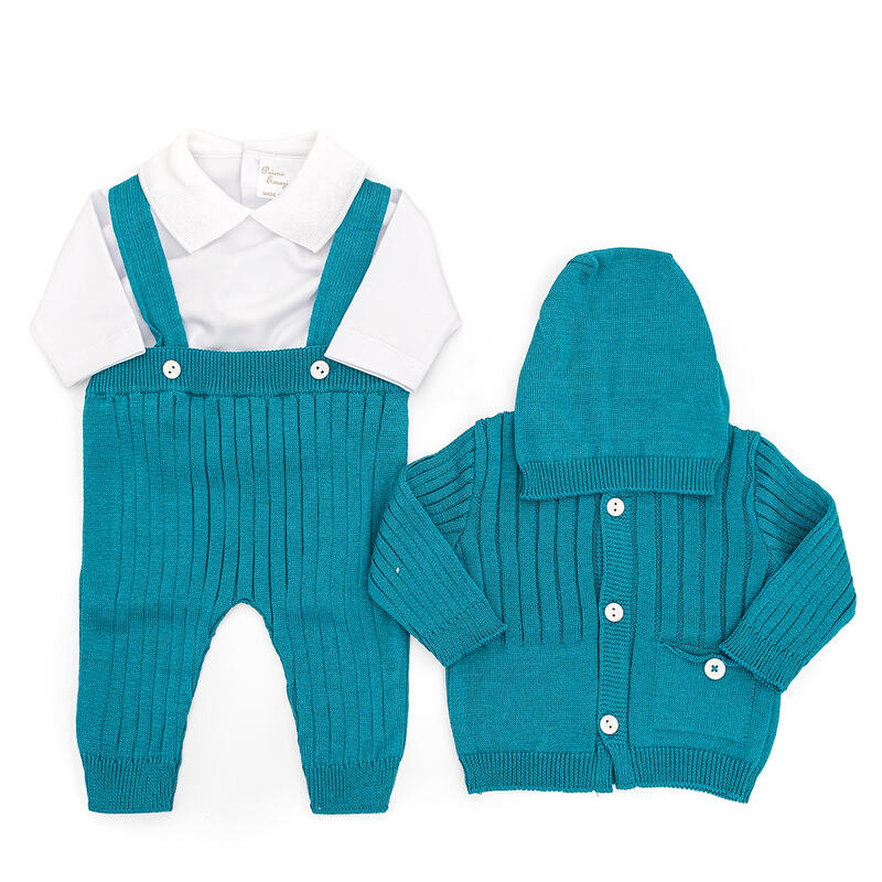 SALOPETTE PRIMA NASCITA ESTIVO 3 PEZZI BuyBuy24 Abbilgiamento e Biancheria