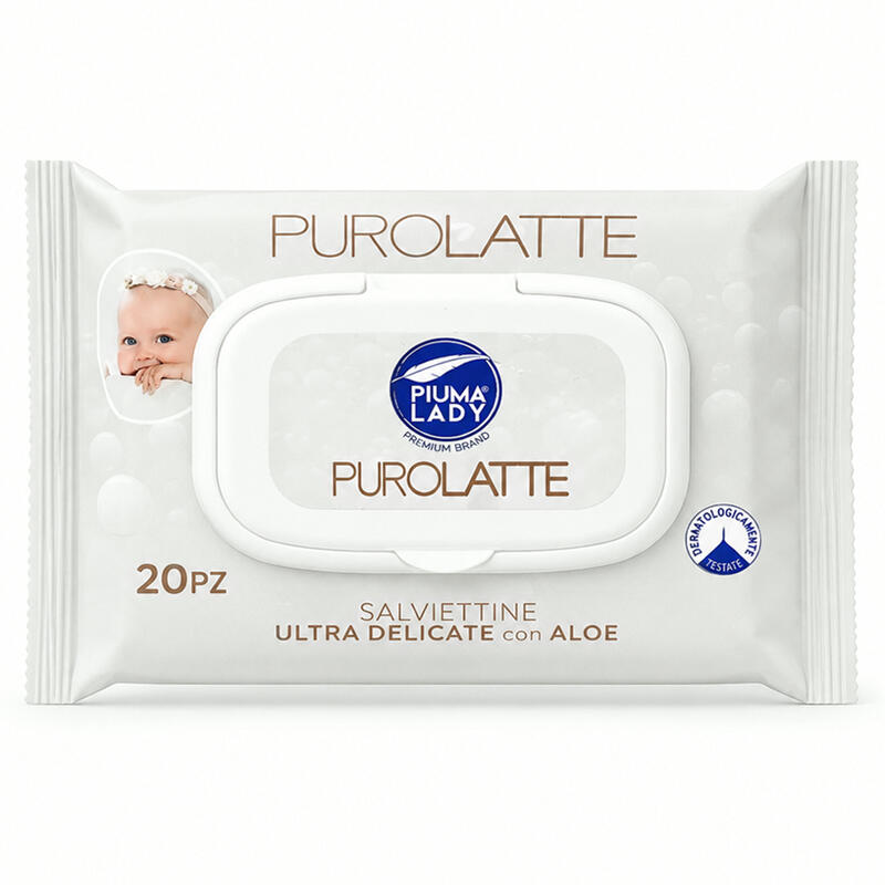 SALVIETTINE IMBEVUTE 20 PZ FRAGRANZA PURO LATTE BuyBuy24 Abbilgiamento e Biancheria