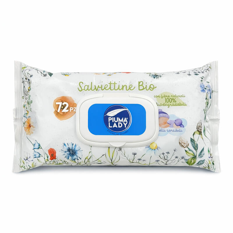 SALVIETTINE IMBEVUTE 72 PZ FRAGRANZA PIUMA LADY BIO BuyBuy24 Abbilgiamento e Biancheria