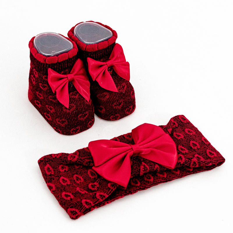 SCARPETTA + FASCETTA NEONATA BuyBuy24 Abbilgiamento e Biancheria