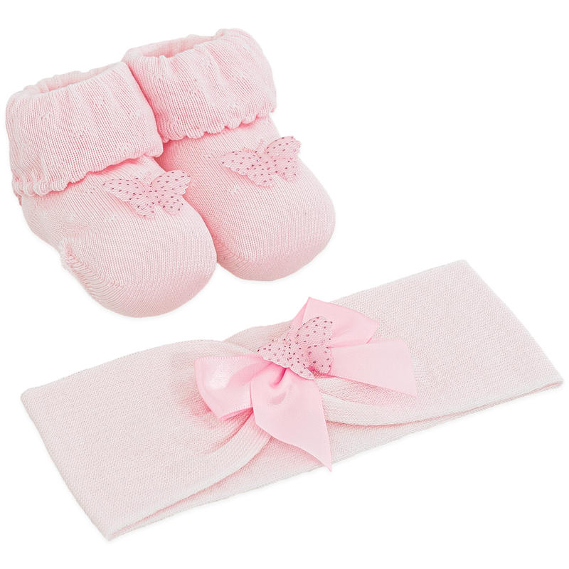 SCARPETTA NEONATA + FASCETTA BuyBuy24 Abbilgiamento e Biancheria