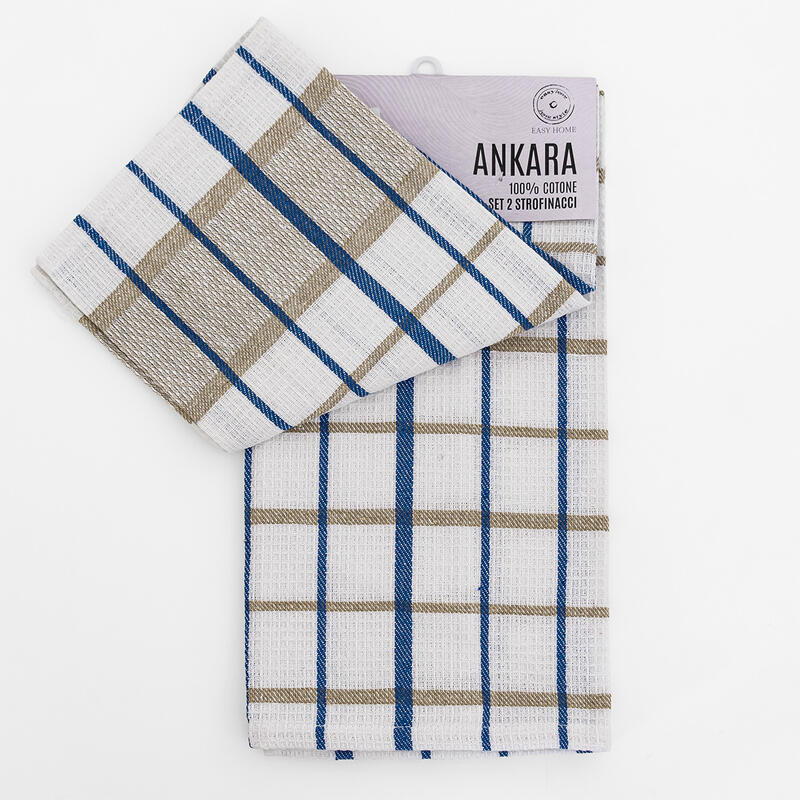 SET 2 STROFINACCI TESSUTO CM 50X70 BuyBuy24 Abbilgiamento e Biancheria