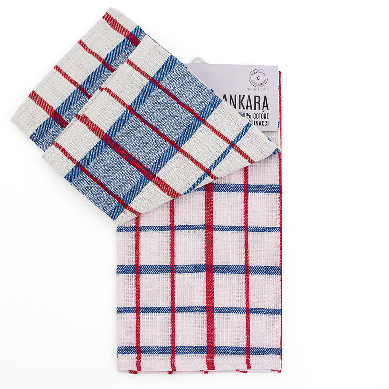 SET 2 STROFINACCI TESSUTO CM 50X70 BuyBuy24 Abbilgiamento e Biancheria