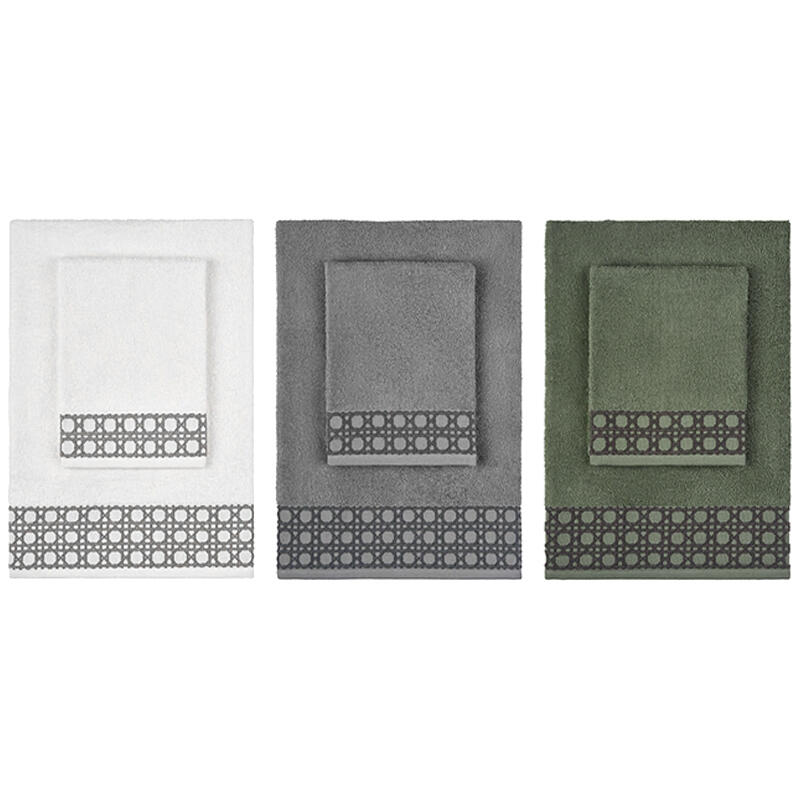 SET 3 ASCIUGAMANI +3 OSPITI VISO CM 60X110 OSPITE CM60X40 BuyBuy24 Abbilgiamento e Biancheria