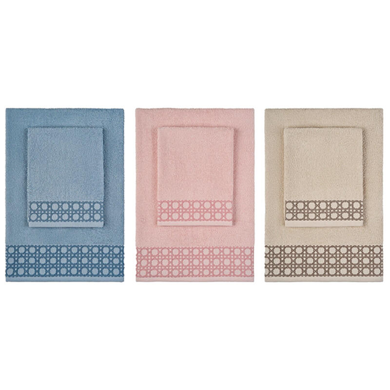 SET 3 ASCIUGAMANI +3 OSPITI VISO CM 60X110 OSPITE CM60X40 BuyBuy24 Abbilgiamento e Biancheria