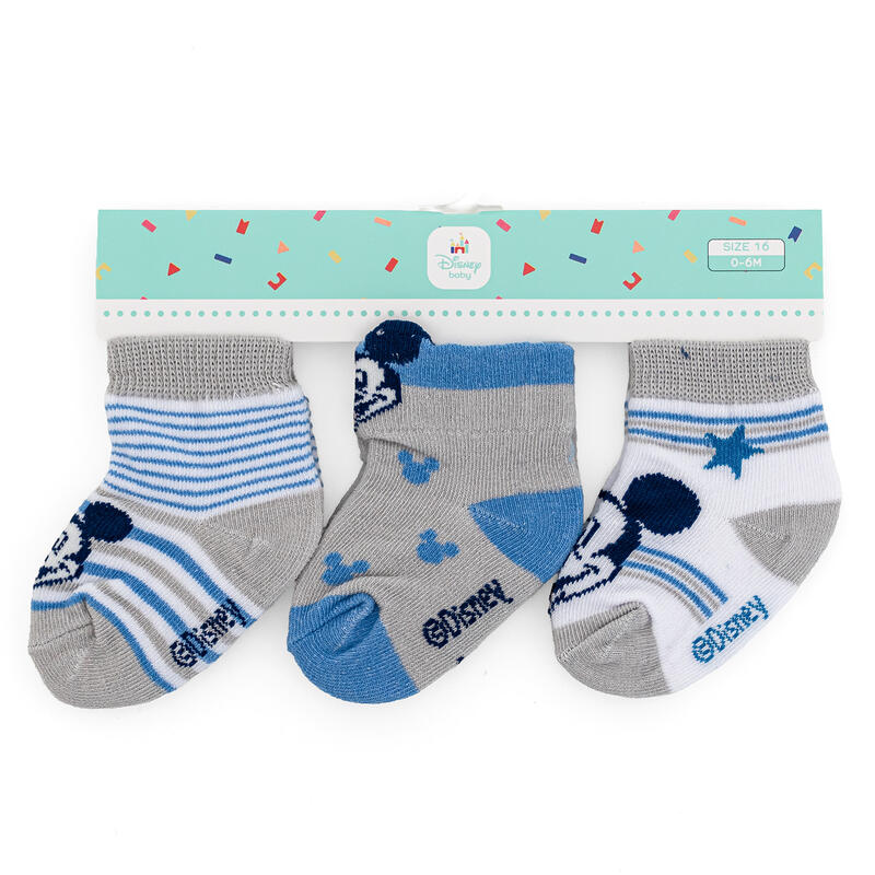 SET 3 CALZINI COTONE MICKEY BuyBuy24 Abbilgiamento e Biancheria