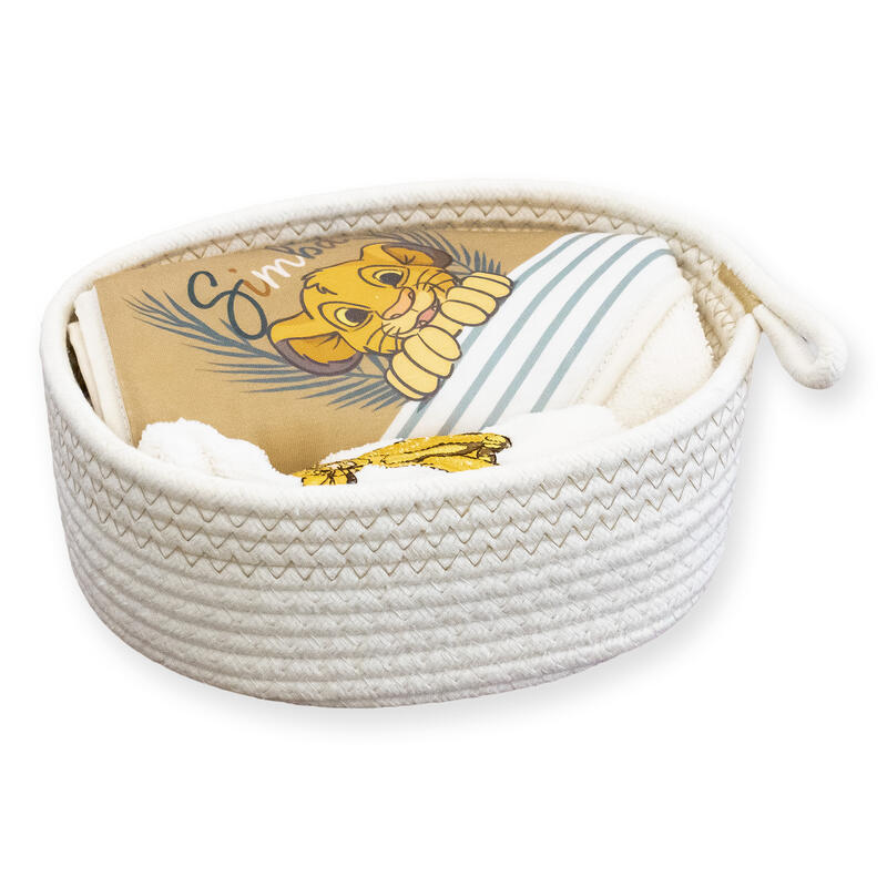 SET 3 PEZZI CON ACCAPPATOIO IN MICROFIBRA MANOPOLA E CESTINO BuyBuy24 Abbilgiamento e Biancheria