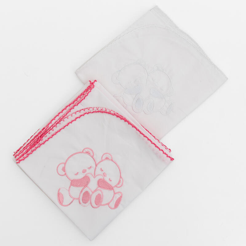 SET 3 QUADRATI DI MUSSOLA IN PERCALLE 100% COTONE BuyBuy24 Abbilgiamento e Biancheria