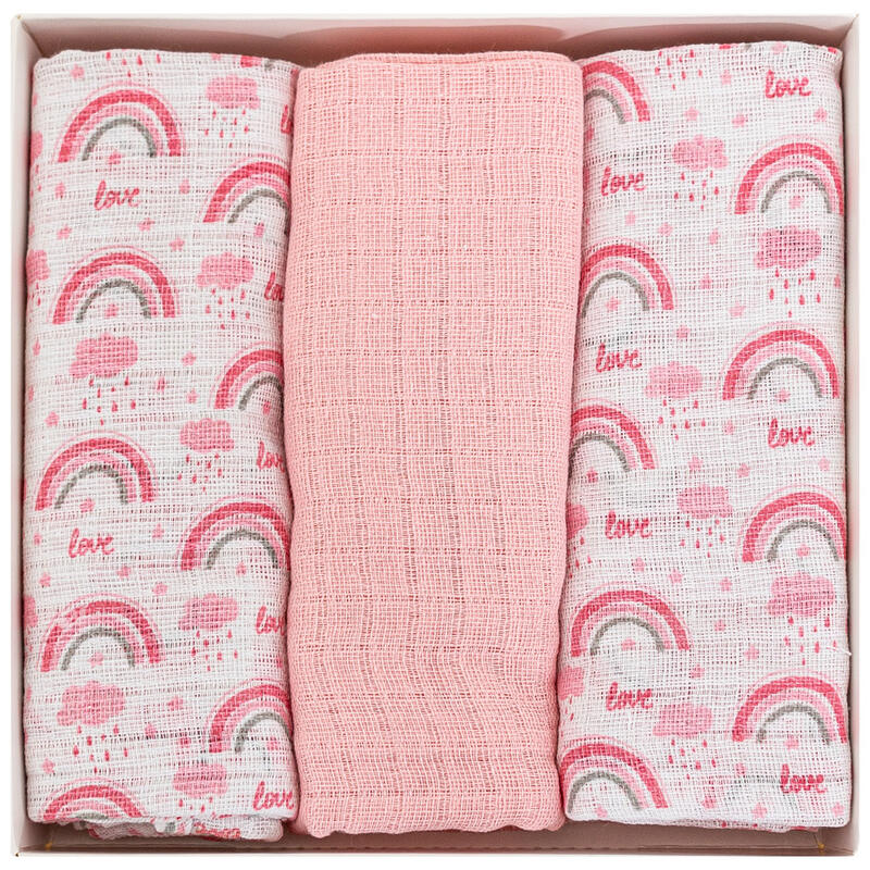 SET 3 QUADRATI GARZA COTONE BuyBuy24 Abbilgiamento e Biancheria