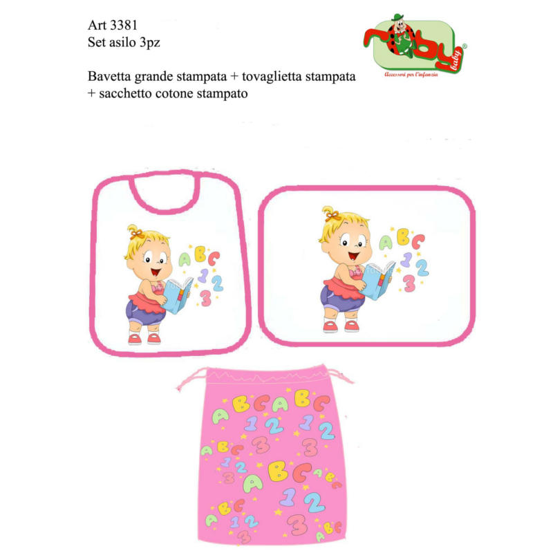 SET ASILO BuyBuy24 Abbilgiamento e Biancheria