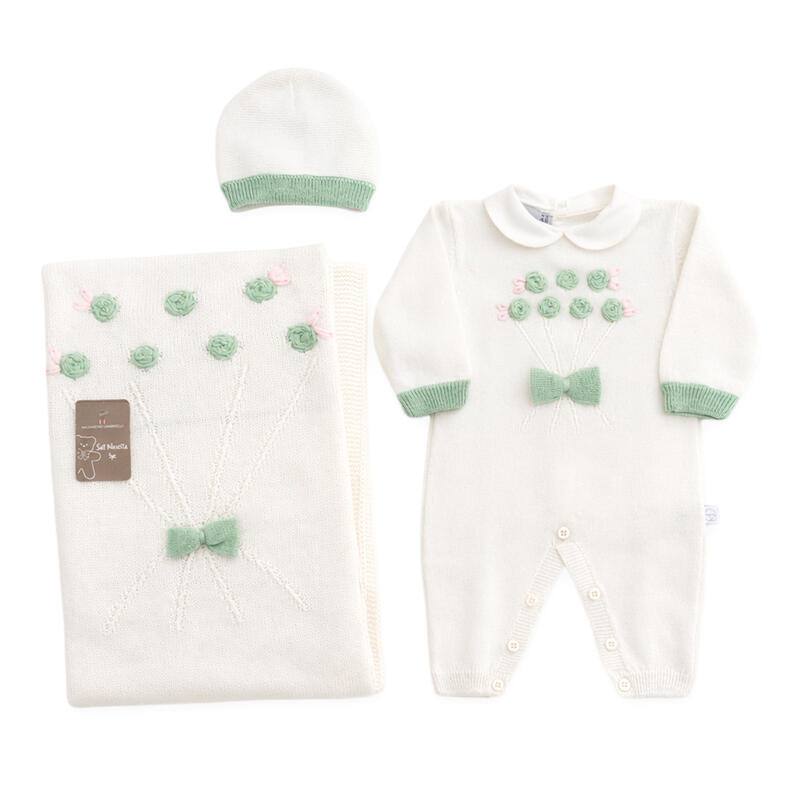 SET CORREDINO PRIMA NASCITA 3 PEZZI BuyBuy24 Abbilgiamento e Biancheria