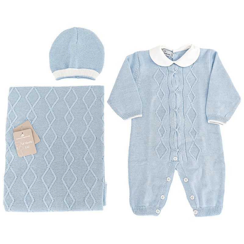 SET CORREDINO PRIMA NASCITA 3 PEZZI BuyBuy24 Abbilgiamento e Biancheria