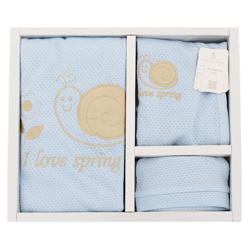 SET CORREDINO PRIMA NASCITA 3 PEZZI BuyBuy24 Abbilgiamento e Biancheria