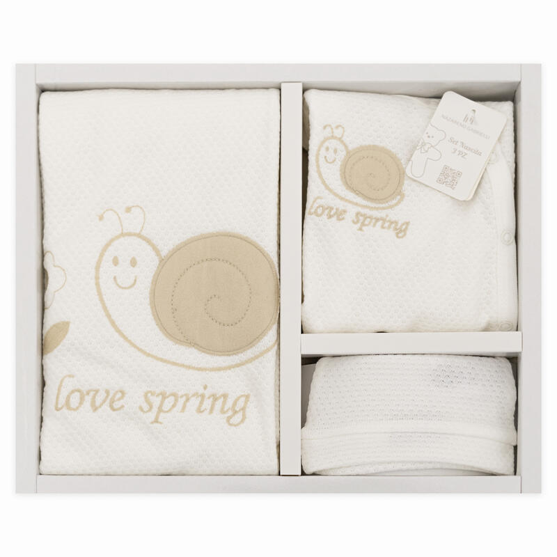 SET CORREDINO PRIMA NASCITA 3 PEZZI BuyBuy24 Abbilgiamento e Biancheria