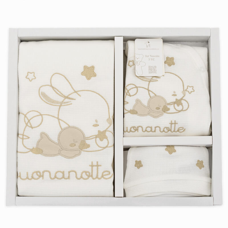 SET CORREDINO PRIMA NASCITA 3 PEZZI BuyBuy24 Abbilgiamento e Biancheria