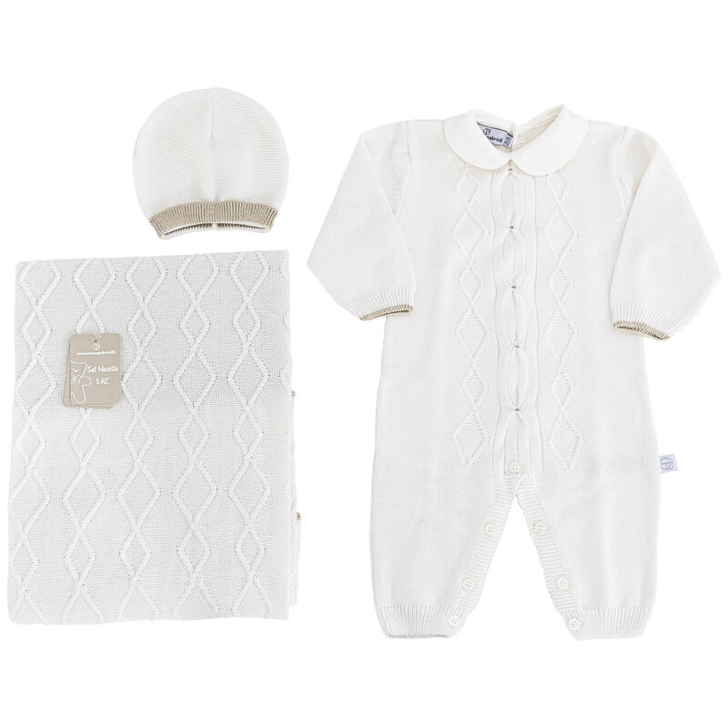 SET CORREDINO PRIMA NASCITA 3 PEZZI BuyBuy24 Abbilgiamento e Biancheria