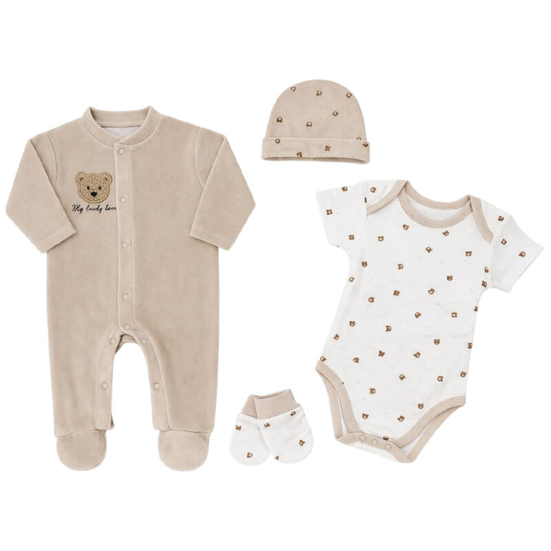 SET CORREDINO PRIMA NASCITA 4 PEZZI BuyBuy24 Abbilgiamento e Biancheria