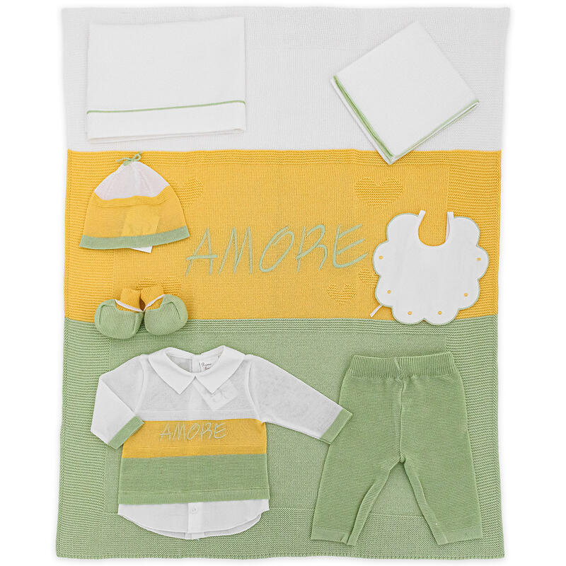 SET CORREDINO PRIMA NASCITA 6 PEZZI ESTIVO BuyBuy24 Abbilgiamento e Biancheria