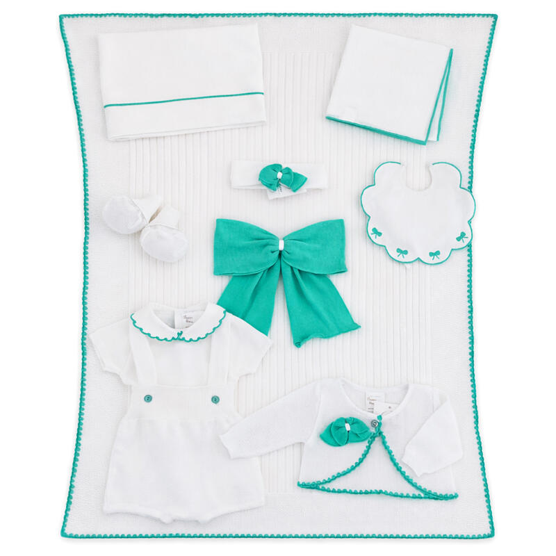 SET CORREDINO PRIMA NASCITA 7 PEZZI ESTIVO BuyBuy24 Abbilgiamento e Biancheria