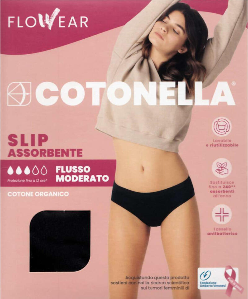 SLIP ASSORBENTE LAVABILE PER CICLO FLOWEAR BuyBuy24 Abbilgiamento e Biancheria