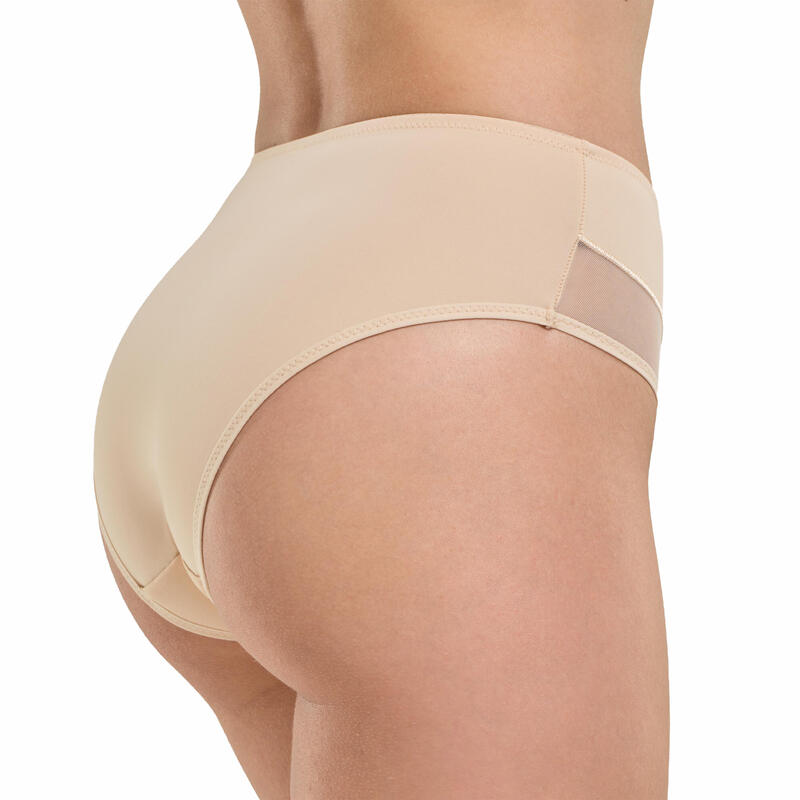 SLIP MICROFIBRA CON INSERTI IN TULLE SUL GIROGAMBA BuyBuy24 Abbilgiamento e Biancheria