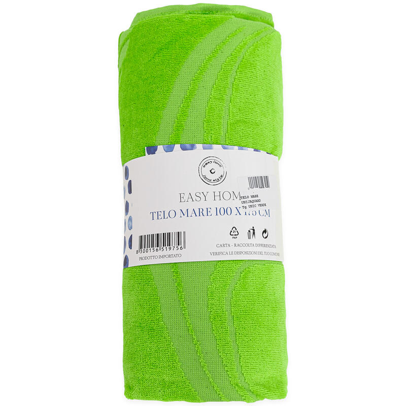 TELO MARE SPUGNA CM 100X175 GRAMMI 380 GRAMMI MQ BuyBuy24 Abbilgiamento e Biancheria