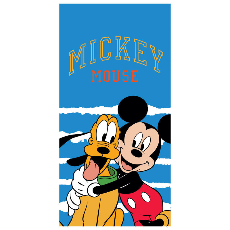 TELO MARE SPUGNA DI COTONE CM 70X140 MICKEY BuyBuy24 Abbilgiamento e Biancheria