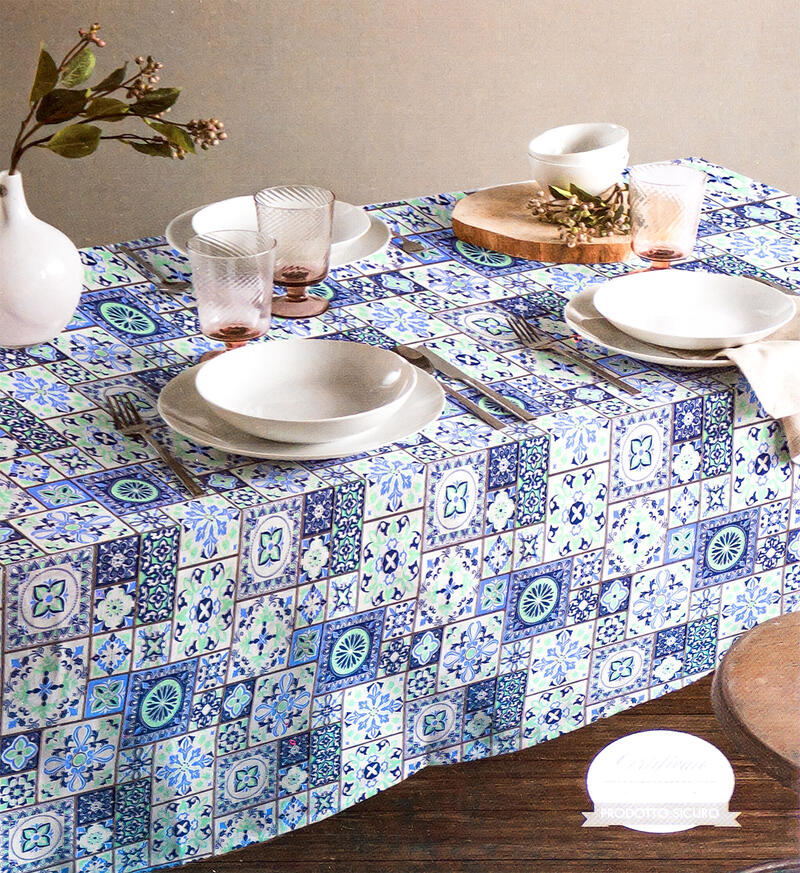 TOVAGLIA 6 POSTI IN COTONE PANAMA STAMPATA CM 150X180 BuyBuy24 Abbilgiamento e Biancheria