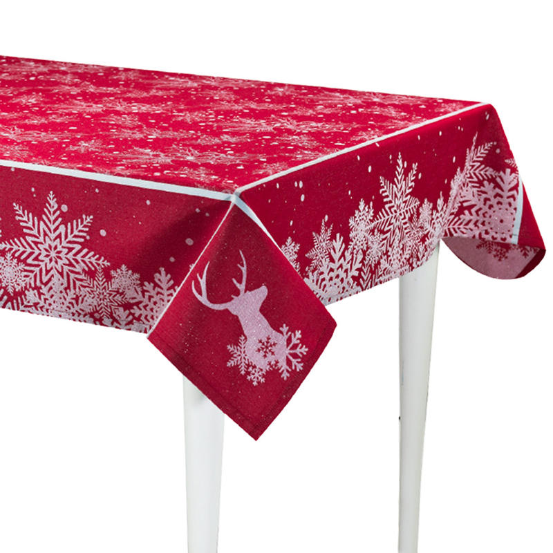 TOVAGLIA NATALIZIA X6 JACQUARD LUREX PIAZZATA BuyBuy24 Abbilgiamento e Biancheria