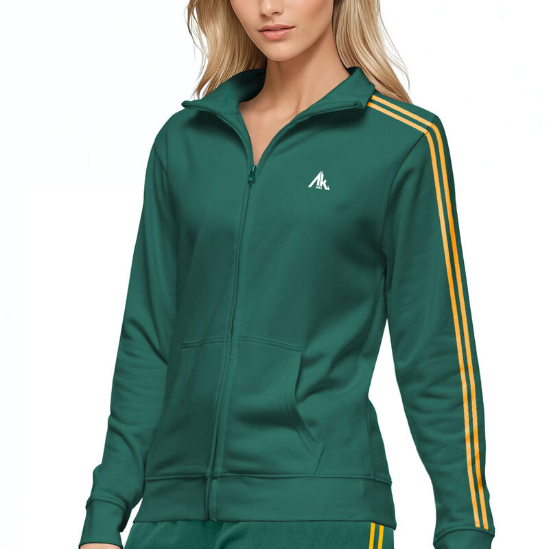 TUTA DONNA FELPA NON GARZATA FULL ZIP BuyBuy24 Abbilgiamento e Biancheria