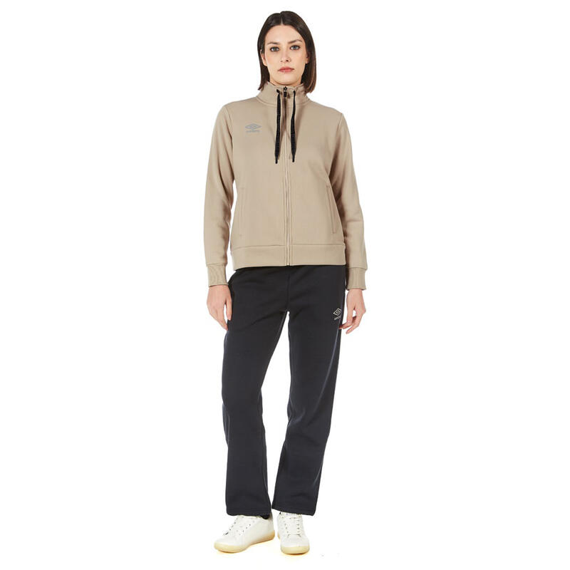 TUTA DONNA FELPA GARZATA FULL ZIP BuyBuy24 Abbilgiamento e Biancheria