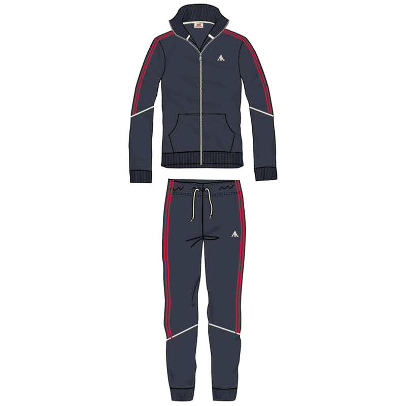 TUTA UOMO FELPA NON GARZATA FULL ZIP BuyBuy24 Abbilgiamento e Biancheria