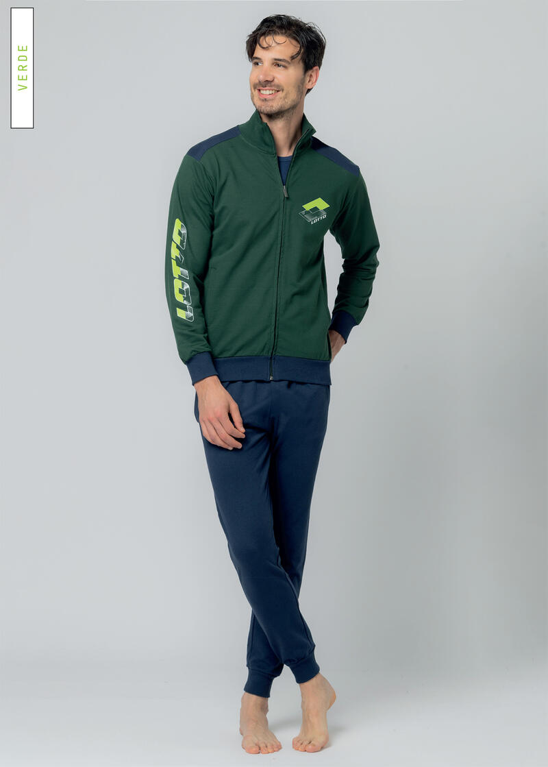 TUTA UOMO FELPA NON GARZATA LOTTO BuyBuy24 Abbilgiamento e Biancheria